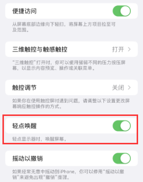 贵南苹果授权维修站分享iPhone轻点无法唤醒怎么办