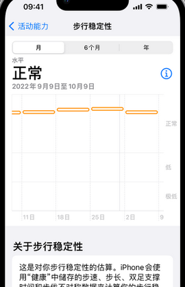 贵南iPhone手机维修如何在iPhone开启'步行稳定性通知'