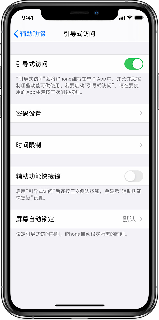 贵南苹果手机维修分享如何在 iPhone 上退出引导式访问 